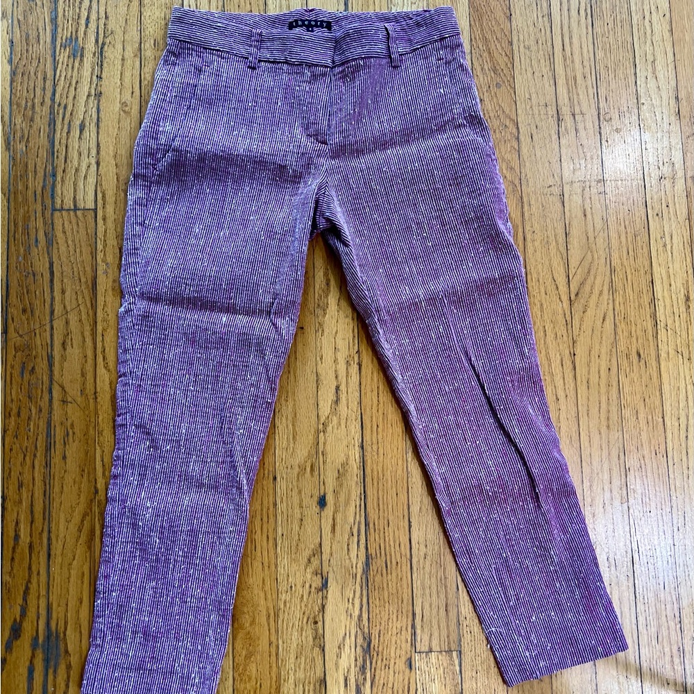 Theory pink  Textured Pants